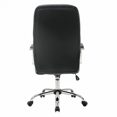 Кресло офисное BRABIX Stark EX-547 экокожа, хром, черное, 531948 - фото 5