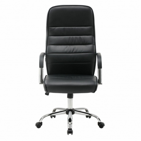 Кресло офисное BRABIX Stark EX-547 экокожа, хром, черное, 531948 - фото 6