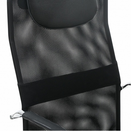 Кресло офисное BRABIX Fit EX-514 с подголовником, хром, черное, 531949 - фото 8