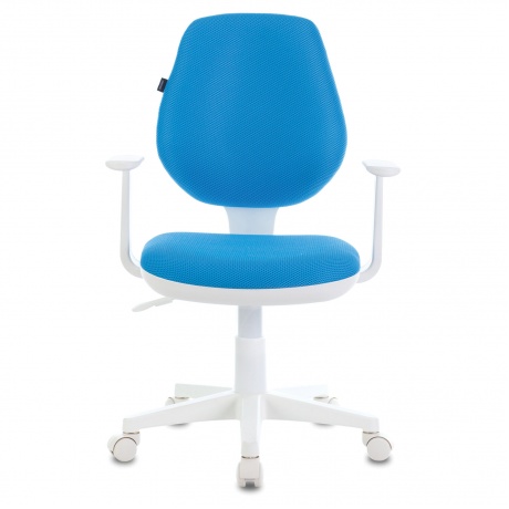 Кресло компьютерное BRABIX Fancy MG-201W голубое (532411) - фото 3