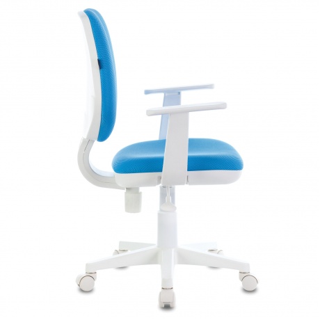 Кресло компьютерное BRABIX Fancy MG-201W голубое (532411) - фото 4