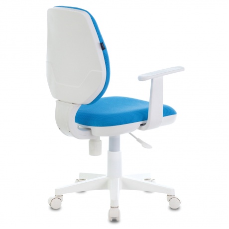 Кресло компьютерное BRABIX Fancy MG-201W голубое (532411) - фото 5
