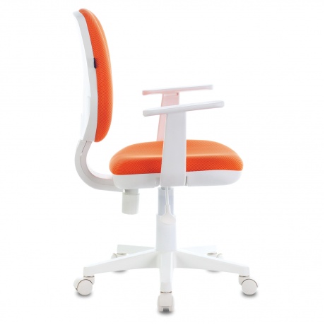 Кресло компьютерное BRABIX Fancy MG-201W оранжевое (532410) - фото 4