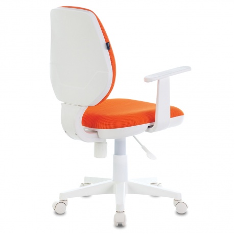 Кресло компьютерное BRABIX Fancy MG-201W оранжевое (532410) - фото 5