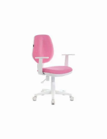 Кресло компьютерное BRABIX Fancy MG-201W розовое (532409)