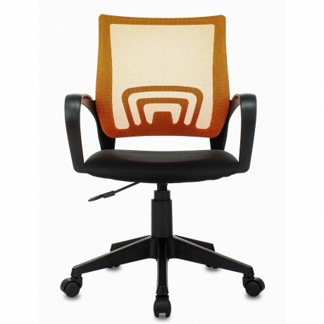 Кресло компьютерное BRABIX Fly MG-396 оранжевое/черное (532084) - фото 4