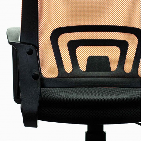 Кресло компьютерное BRABIX Fly MG-396 оранжевое/черное (532084) - фото 7