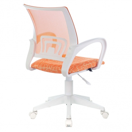 Кресло компьютерное BRABIX Fly MG-396W оранжевое с рисунком TW-38-3/Giraffe (532402) - фото 3