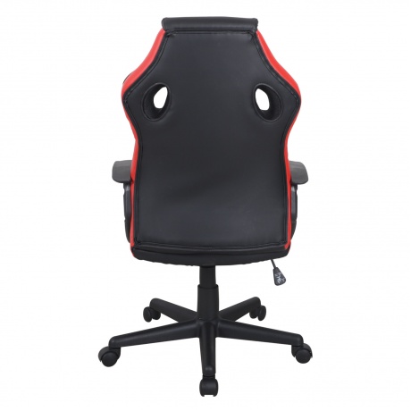 Кресло компьютерное BRABIX Fighter GM-008, экокожа, черное/красное (532506) - фото 4
