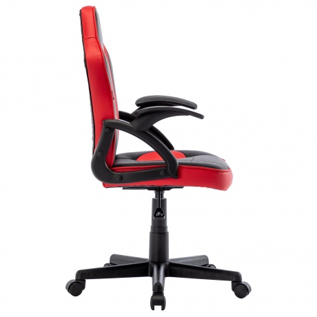 Кресло компьютерное BRABIX Shark GM-203, экокожа, черное/красное (532512) - фото 2