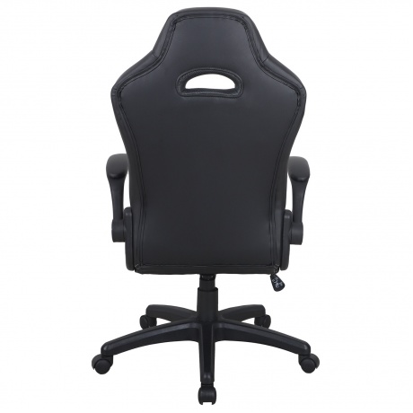 Кресло компьютерное BRABIX Skill GM-005 экокожа, черное/белое (532493) - фото 3