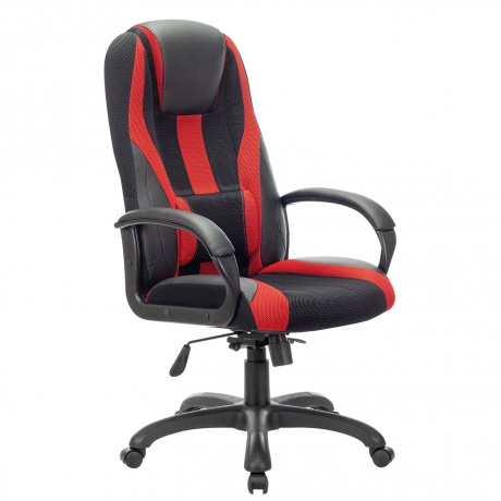 Кресло компьютерное BRABIX Premium Rapid GM-102 черное/красное (532107) - фото 1