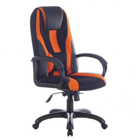Кресло компьютерное BRABIX Premium Rapid GM-102 черное/оранжевое (532420) - фото 1
