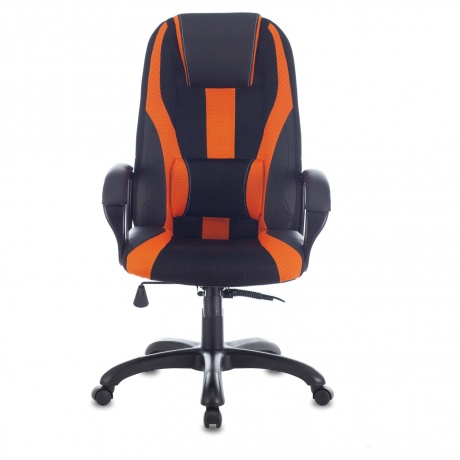 Кресло компьютерное BRABIX Premium Rapid GM-102 черное/оранжевое (532420) - фото 3