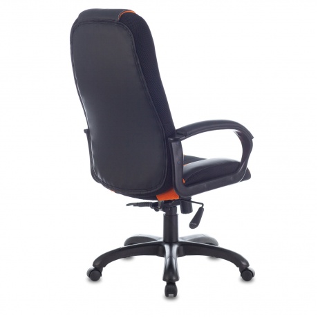 Кресло компьютерное BRABIX Premium Rapid GM-102 черное/оранжевое (532420) - фото 5
