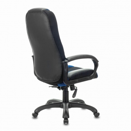 Кресло компьютерное BRABIX Premium Rapid GM-102 черное/синее (532106) - фото 5