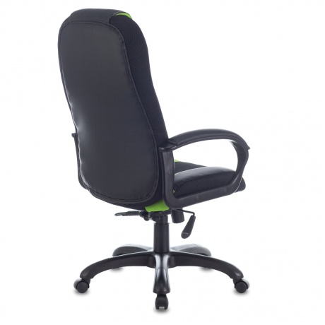 Кресло компьютерное BRABIX Premium Rapid GM-102 черное/зеленое (532419) - фото 4