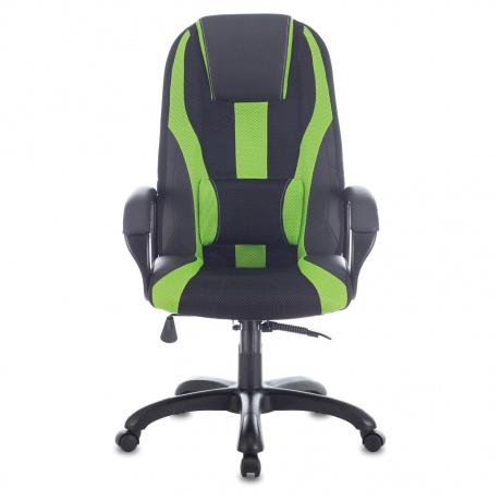 Кресло компьютерное BRABIX Premium Rapid GM-102 черное/зеленое (532419) - фото 5