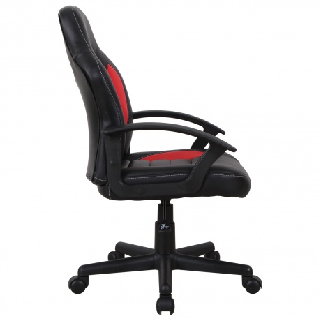 Кресло компьютерное BRABIX Spark GM-201, экокожа, черное/красное (532503) - фото 3