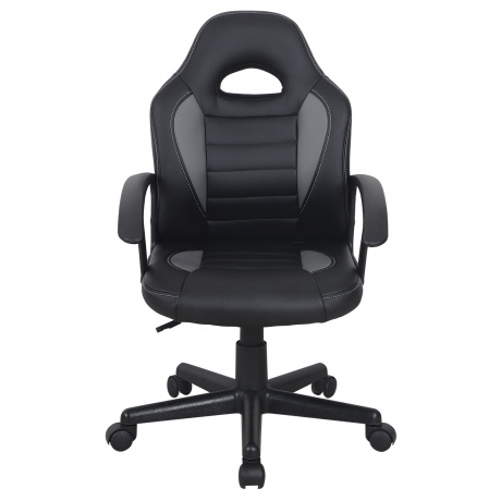 Кресло компьютерное BRABIX Spark GM-201, экокожа, черное/серое (532504) - фото 5