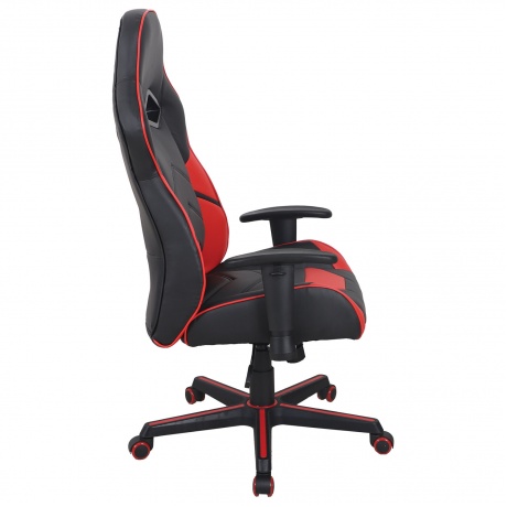 Кресло компьютерное BRABIX Storm GM-006 экокожа, черное/красное (532500) - фото 2