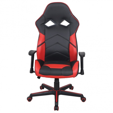 Кресло компьютерное BRABIX Storm GM-006 экокожа, черное/красное (532500) - фото 5