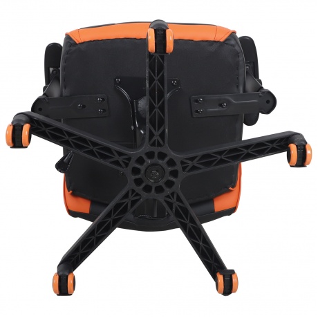 Кресло компьютерное BRABIX Storm GM-006 экокожа, черное/оранжевое (532502) - фото 7