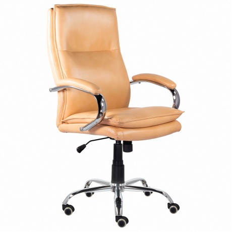 Кресло офисное BRABIX Premium Cuba EX-542, экокожа, бежевое (532551) - фото 1