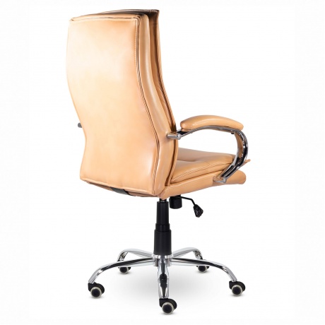 Кресло офисное BRABIX Premium Cuba EX-542, экокожа, бежевое (532551) - фото 3