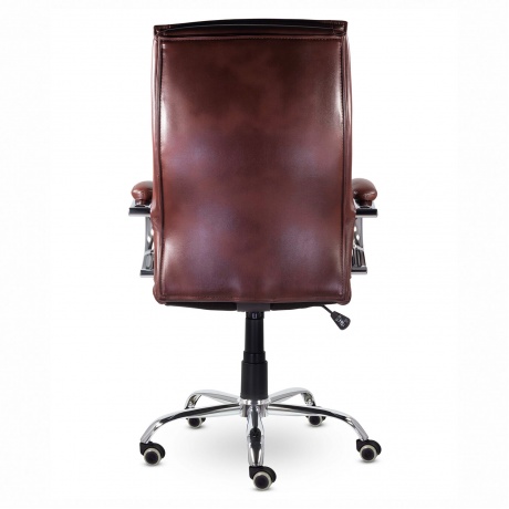Кресло офисное BRABIX Premium Cuba EX-542, экокожа, коричневое (532550) - фото 6
