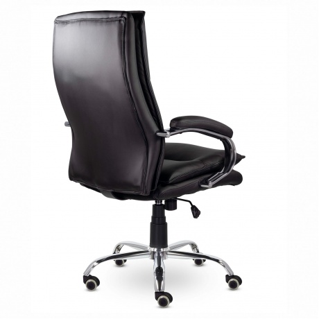Кресло офисное BRABIX Premium Cuba EX-542, экокожа, черное (532549) - фото 3