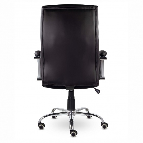 Кресло офисное BRABIX Premium Cuba EX-542, экокожа, черное (532549) - фото 4