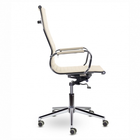 Кресло офисное BRABIX Premium Intense EX-531, экокожа, хром, бежевое (532541) - фото 3