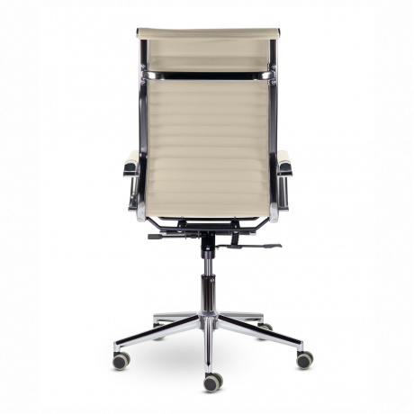 Кресло офисное BRABIX Premium Intense EX-531, экокожа, хром, бежевое (532541) - фото 5