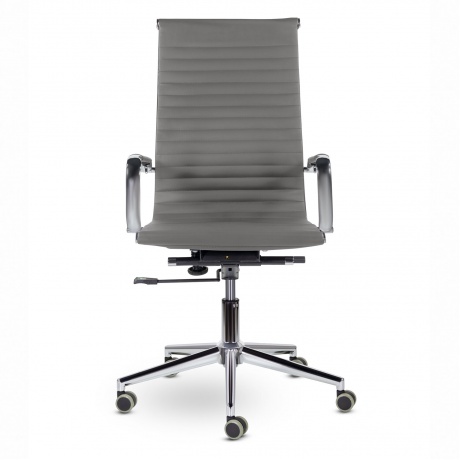 Кресло офисное BRABIX Premium Intense EX-531, экокожа, хром, темно-серое (532542) - фото 3