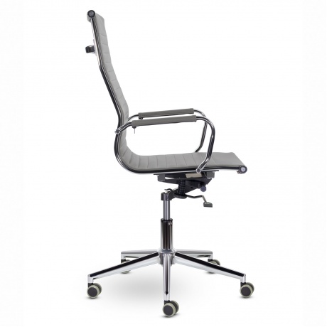 Кресло офисное BRABIX Premium Intense EX-531, экокожа, хром, темно-серое (532542) - фото 4