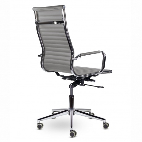 Кресло офисное BRABIX Premium Intense EX-531, экокожа, хром, темно-серое (532542) - фото 6