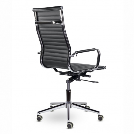 Кресло офисное BRABIX Premium Intense EX-531, экокожа, хром, черное (532540) - фото 2