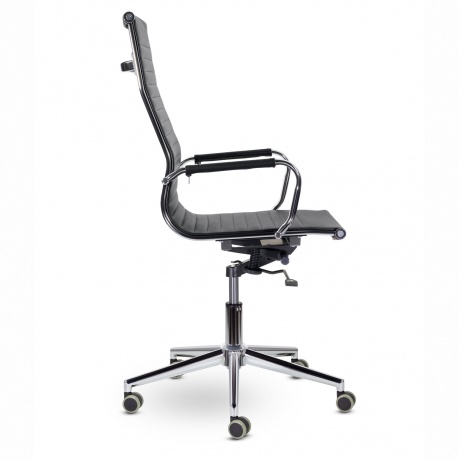 Кресло офисное BRABIX Premium Intense EX-531, экокожа, хром, черное (532540) - фото 4