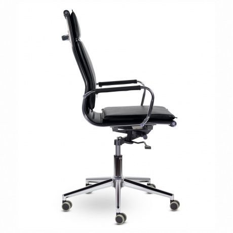 Кресло офисное BRABIX Premium Kayman EX-532, экокожа, хром, черное (532543) - фото 4