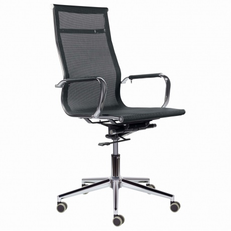Кресло офисное BRABIX Premium Net EX-533, хром, сетка, черное (532546) - фото 1