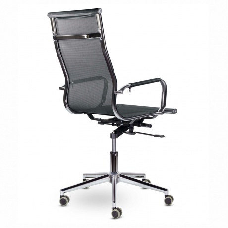 Кресло офисное BRABIX Premium Net EX-533, хром, сетка, черное (532546) - фото 6