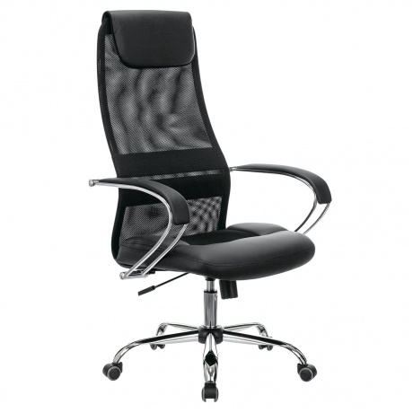Кресло офисное BRABIX Premium Stalker EX-608 CH черное (532091) - фото 1