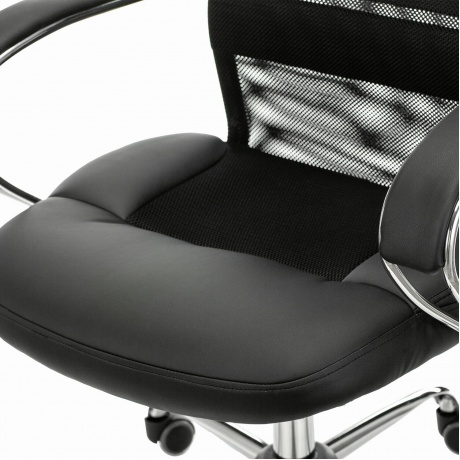 Кресло офисное BRABIX Premium Stalker EX-608 CH черное (532091) - фото 6