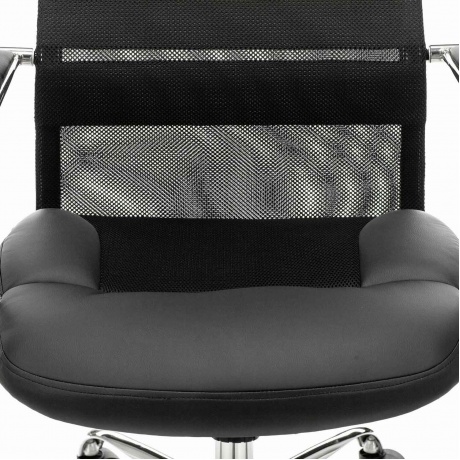 Кресло офисное BRABIX Premium Stalker EX-608 CH черное (532091) - фото 7