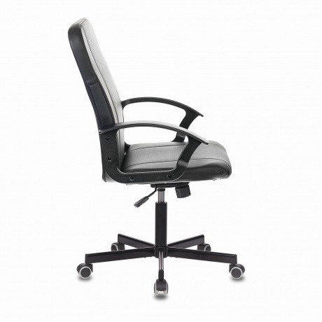 Кресло офисное BRABIX Simple EX-521 экокожа, черное (532103) - фото 4