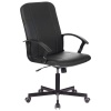 Кресло офисное BRABIX Simple EX-521 экокожа, черное (532103)