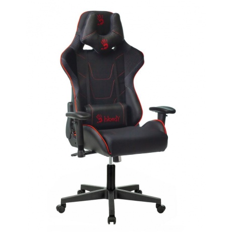 Кресло компьютерное A4Tech Bloody GC-400 черный/красный - фото 1