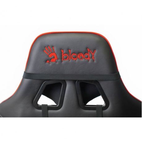 Кресло компьютерное A4Tech Bloody GC-400 черный/красный - фото 2