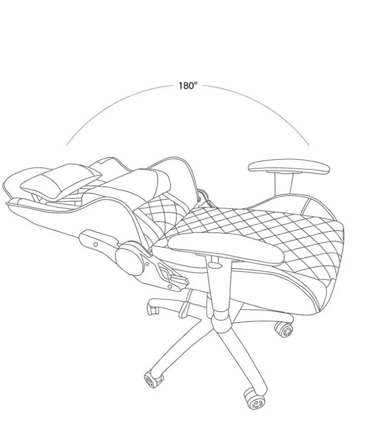 Кресло компьютерное Cactus CS-CHR-030BL черный - фото 6